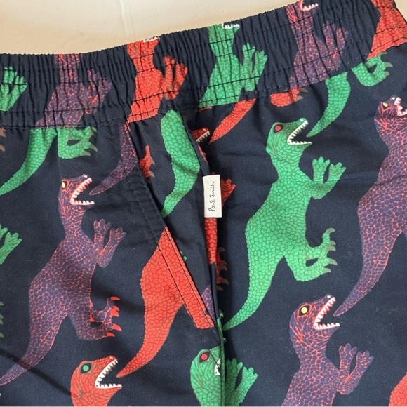 NWT PAUL SMITH Junior Dinosaur Print Swim Shorts Bathing Suit Size 6Y - Picture 8 of 12